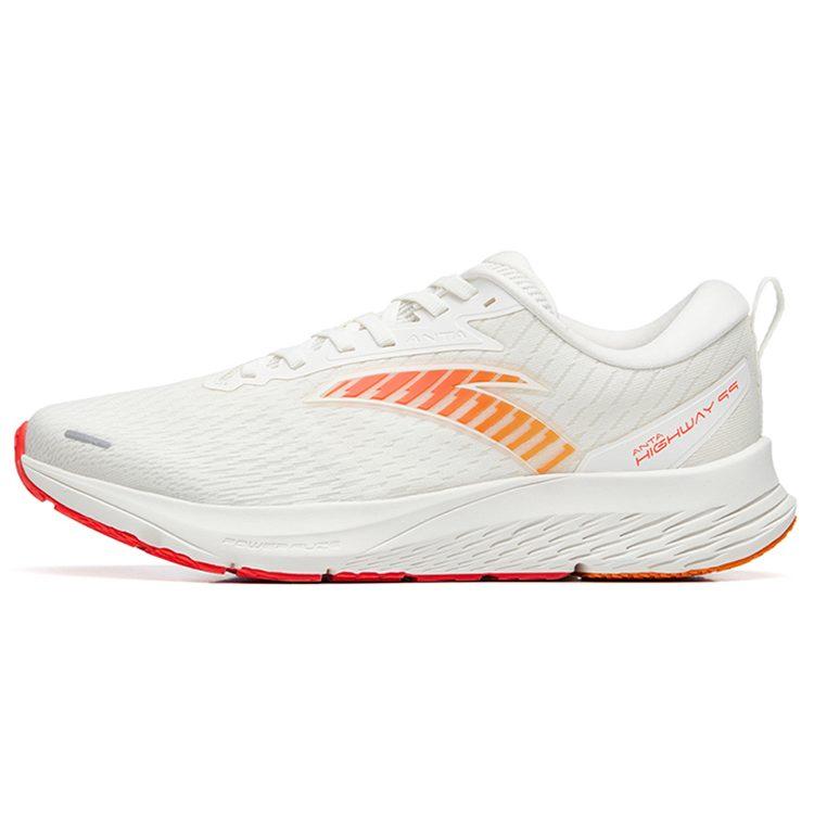 Anta Running Collection Highway 99 Sports Abrasion Resistant Low Top Running Shoes Men's Ivory White 112255599S-2