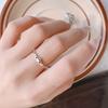Retro Simple Hand-held Love 925 Sterling Silver Personality Opening Rings  R077