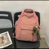 Schoolbag Handbag Female ins Japanese Harajuku Simple Versatile High School Shoulder Travel Travel 1010 New Large Capacity