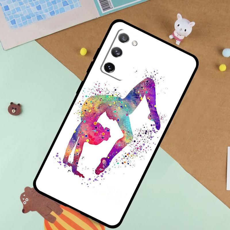Love Gymnastics Soft Case For Samsung Galaxy S25 Ultra S9 S10 S20 S21 S22 S23 S24 Plus S24 FE Funda Cover