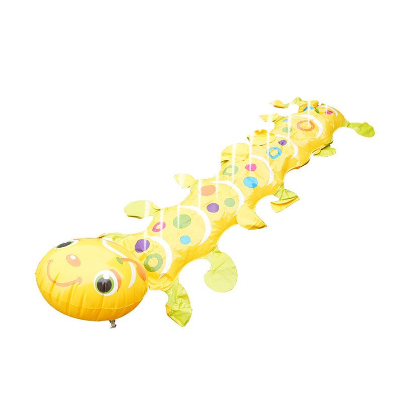 Summer Outdoor Water Play Mat PVC Inflatable Caterpillar Sprinkler Mat Garden Party Interactive Water Splash Pad Kids Water Fun Toy