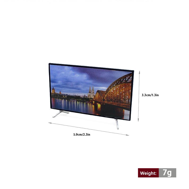 

1:12 Кукольный Дом Телевизор Имитация Телевизора Мини Телевизор С Подставкой Базовая Модель Миниатюрная Мебель Кукольный Домик Гостиная Украшения A1