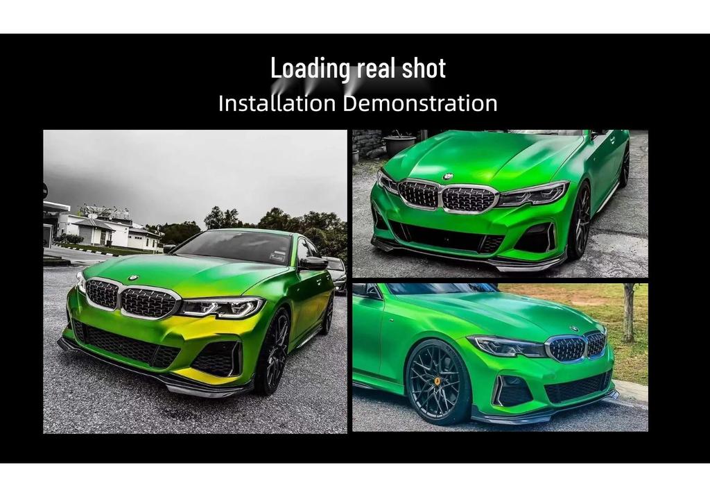 BMW 3 Series G20/G28 Carbon Fiber MP Style Front Bumper Lip