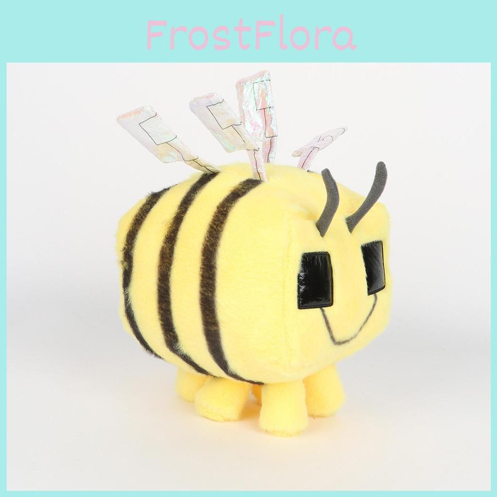 Bee Plush Minecraft Toys Animal Realistic Look Children Room Decor Gift Doll