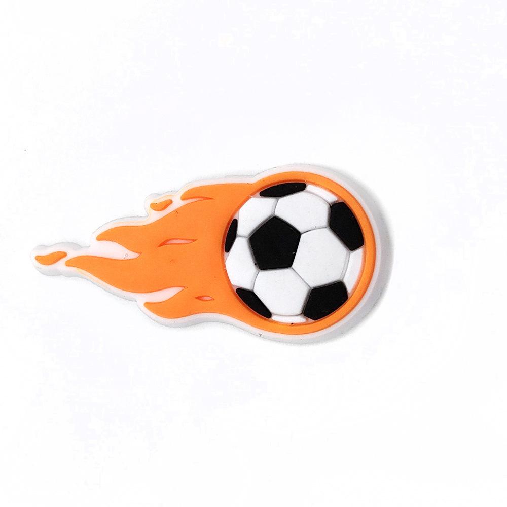 Football Crocs Charms - Soft PVC Shoe Decorations & Accessories