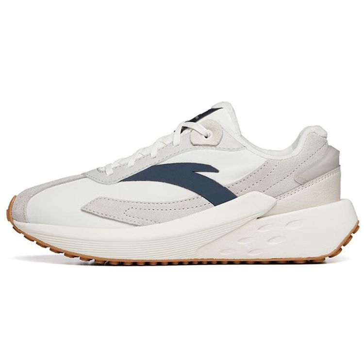 ANTA Men s Retro Platform Casual Sneakers Off White Grey Navy Blue 912248856-2 43