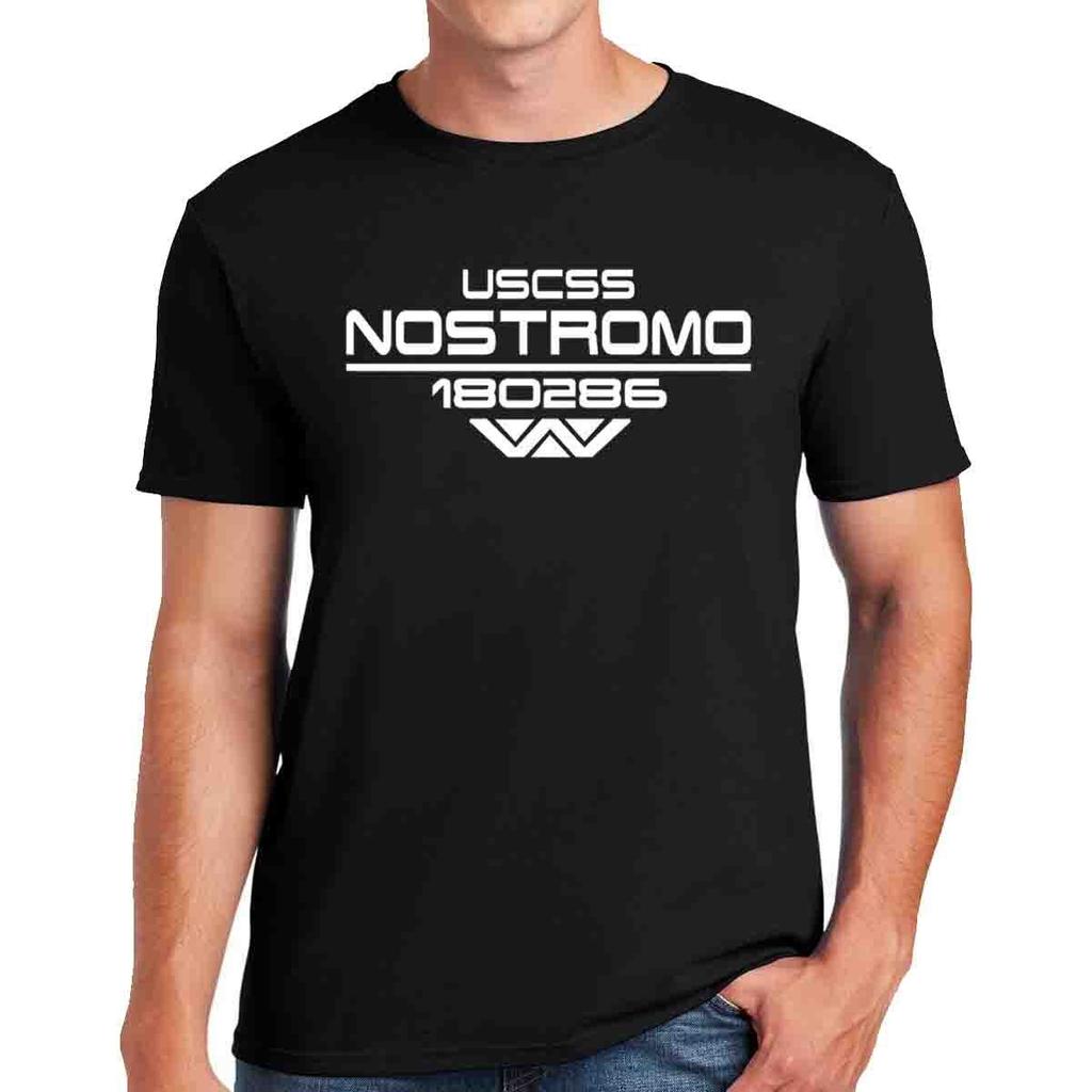 Nostromo T-Shirt Aliens Scifi Tribute Crew T-Shirt Weyland Corporation TopWill Open In a New Window or Tab
