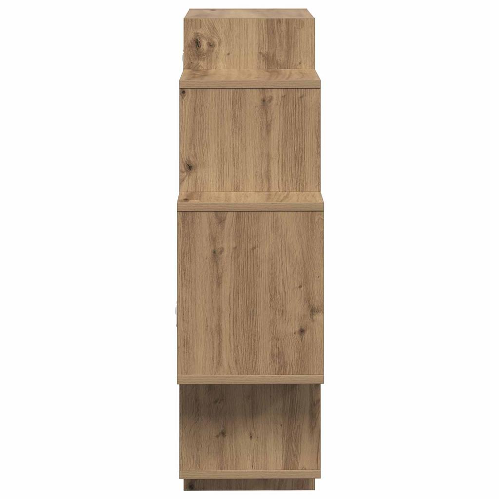 Wall Shelf Artisan Oak 90 x 25 x 90 cm Engineered Wood