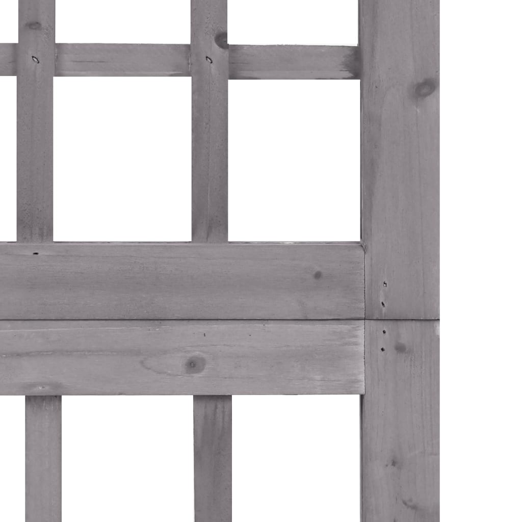 Vidaxl 4-Panel Room Divider/Trellis, Fir Wood, 161X180 Cm