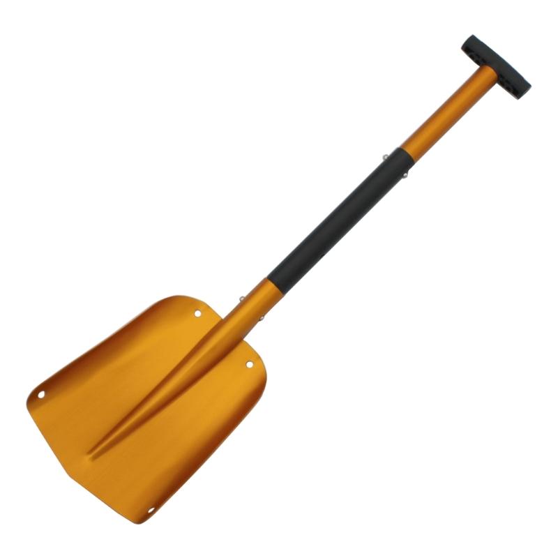 Collapsible Snow Shovel Aluminum Lightweight Snow Removal Tool Retractable 24.8'' to 32'' Snow Shovel