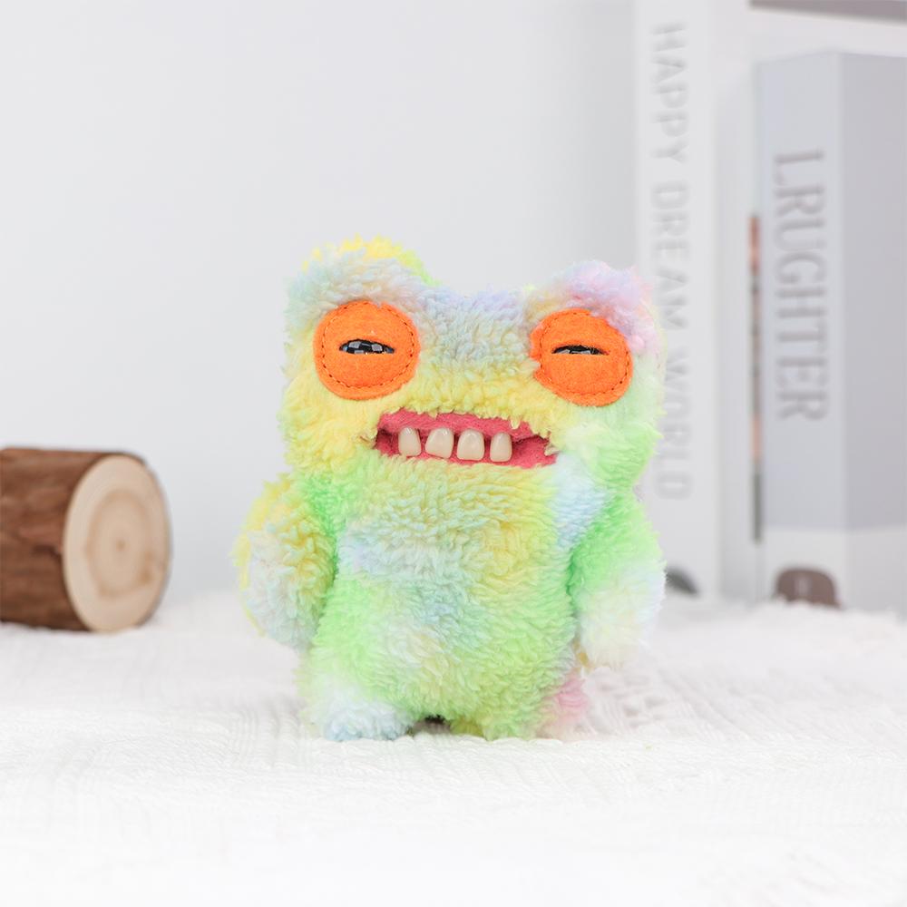Originele Teeth Monsters Hanger Pluche Pop Fuggler Grappig Lelijk Monster Sleutelhangers Sleutelhanger Speelgoed Halloween Prank Decoratie Cadeau 1 Piece