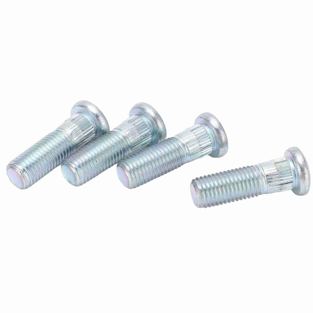 4pcs Serrated Wheel Studs 43mm Steel 90113SM1005 Replacement for ACURA ACCORD ACTY CRAWLER