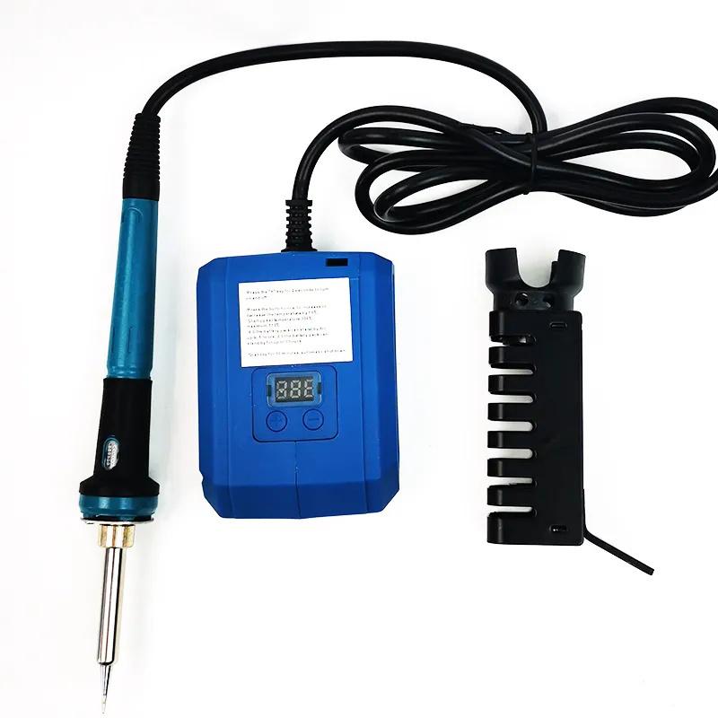 60W Wireless Electric Soldering Iron For Makita/Dewalt 18/20V Battery Welding Tool 300-510℃ Temperature Adjustable Fast Heating