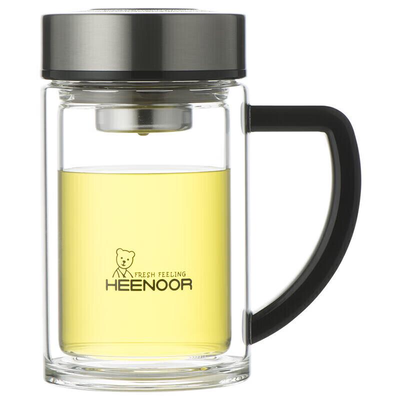 XINUO Double Wall Glass Tea Cup