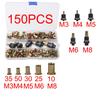 60/70 PCS Rustproof Rivet Nut Tool Threaded Threaded Insert Tool  Automotive Repair