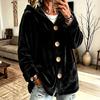 Women's Hooded Cardigan Loose Fit Oversized Open-Front Jacket