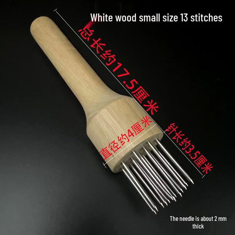Stainless Steel Meat Shredder Fork with Wooden Handle