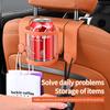 New Car Seat Cup Holder Car Seat Back Multi-functional Hook Rear Creative Water Cup Holder Car Decoration with Dual Hanging Hook