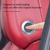 2 Pcs Aluminum Front Seat Headrest Button Covers Compatible with Porsche Cayenne 2007-2025. for Macan 2014-2024 Headrest Adjust Button Trim Ring