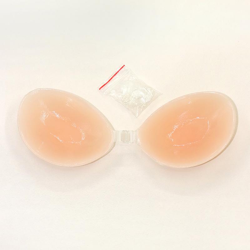 Adesivos invisíveis de silicone push-up para seios - sem costura, sem alças, antiderrapantes e à prova d'água para vestido de noiva