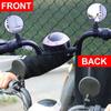Bicycle Rearview Mirror 360° Rotation Wide-Angle Convex Mirror E-Bike Side Mirrors with Adjustable Elastic Plastic Buckle Strap