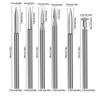 6Pcs Metal Wood Carving Drill Bits Kit Essential Tools for Rotary Tool Users Great for Crafting and Engraving Projects