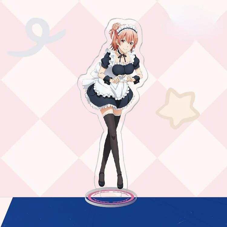 Anime My Youth Romantic Comedy Is Wrong Acrylic Stand Action Figure Toy PVC Desktop Stand Model Toys Gift