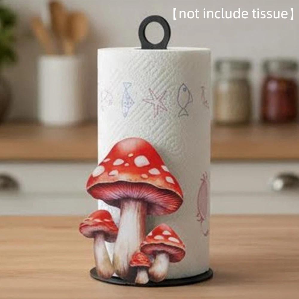 Rabbit Roll Paper Towel Holder Fruits Tissue Storage Rack Vertical Napkins Rack  Countertop