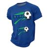 Men's Casual Lightweight Breathable Short Sleeve T-Shirt Crew Neck Printed Graphic Design for Everyday Wear Sports and Leisure