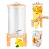 10L Glass Jar + Bamboo Wood Lid + Stainless Steel Tap + Wooden Stand
