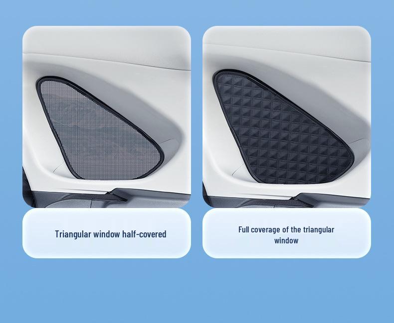 Double Layer Magnetic Car Sunshade: Full Blackout & Heat Insulation Specify Car Model + Year