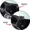 Black ABS Center Console Air Vent Phone Holder For Honda Pilot 2016-