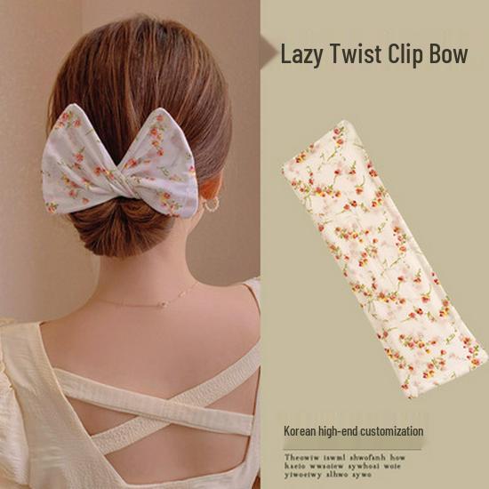 Trendy Magic Hair Twister Clip: Easy Bun & Bow Styling Tool
