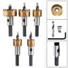 5 Stück/Satz Neu 16-30mm HSS Bohrer Schnellarbeitsstahl Schnell Diamantkernbohrer Langlebig Lochverzahnungssatz Für Metall Holz Legierung