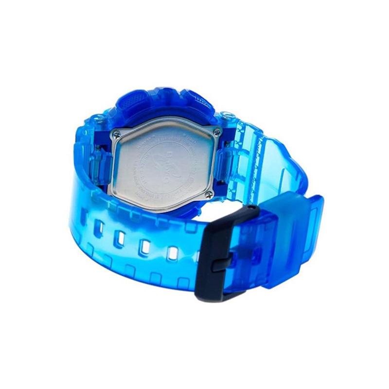 Casio CASIOBABY-G Series Translucent Jelly Vibrant Street Classic Pointer Dual Display Sports Waterproof Quartz Movement Resin Strap BA-110JM-2A