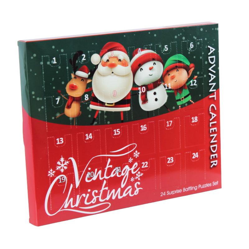 

Різдвяний набір пазлів з 24 деталей: Дев ять ланок - Складна інтелектуальна іграшка