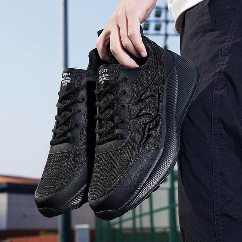 Men's shoes new large size breathable non-slip casual shoes versatile fashion sports mesh dad shoes running shoes