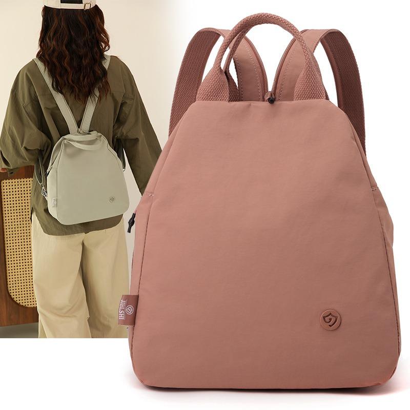 Trend literary and artistic lightweight shoulder bag minimalist style new nylon bag women's casual lightweight messenger bag