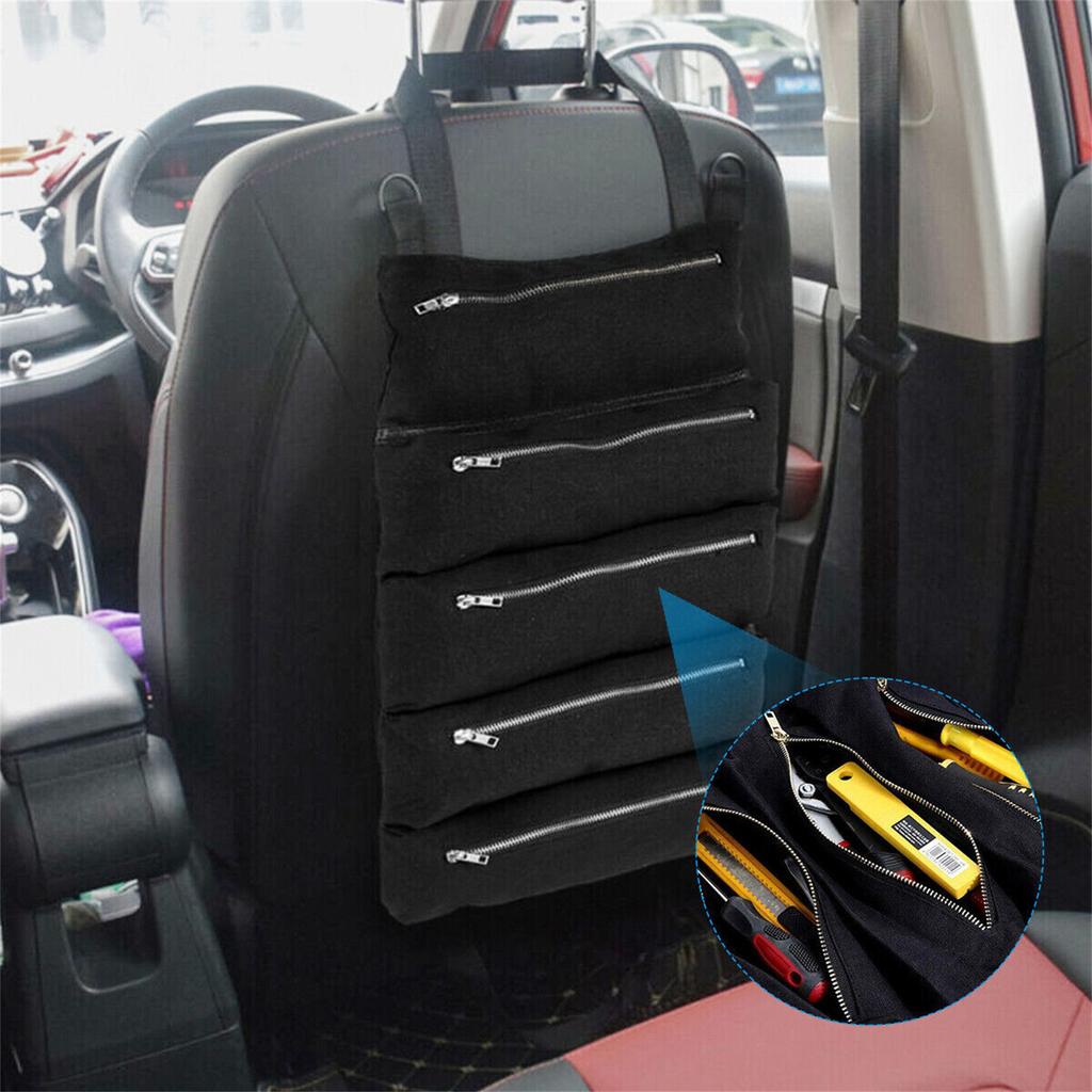Roll Up Tool Bag Multi-pocket Design Multi-purpose Hanging Carrier Pouch For Screwdrivers Sockets Wench