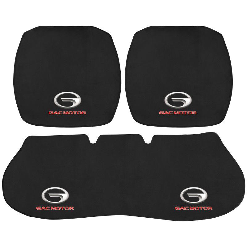 Universal 3-Piece Flannel Car Seat Cushion Set for Mazda, Haval, Changan, and Geely