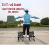 Ultra-Light Carbon Fishing Rod Stand & Holder for Box and Chair Use