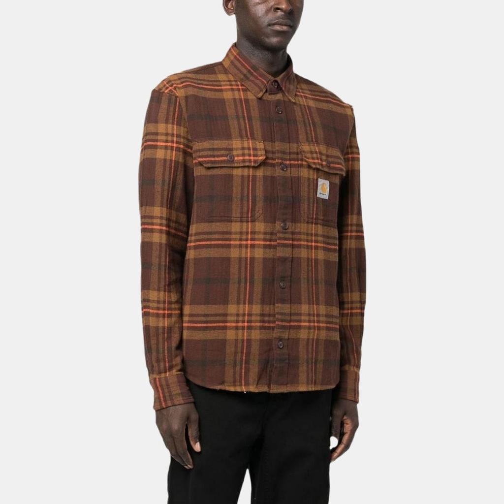 Carhartt WIP Shirts Men's Umber Lapel Moderate Other I030803-15H-XX