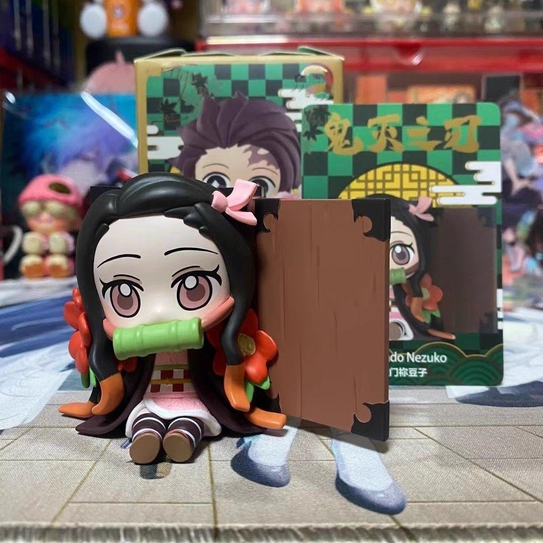 

Убийца демонов: Kimetsu No Yaiba Birth Flower Series Слепая коробка: Фигурки Танджиро, Незуко, Зеницу и Муичиро Токито, модели товаров, украшения birth flower series