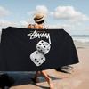 B-Billiard F-Fashion Brand N-Number 8 Microfiber Blanket Beach Towels Oversized Printing Super Absorbent Pool Towel Blanket