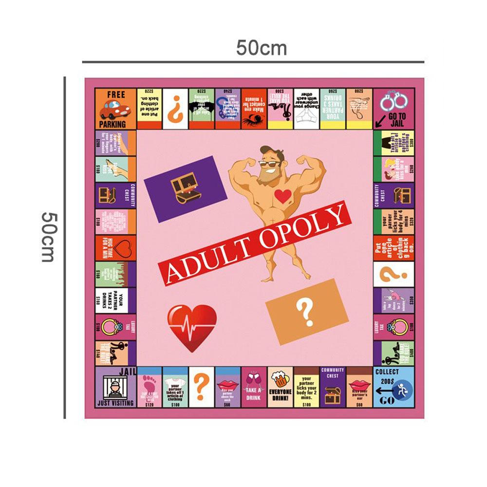 1 Set Adultopoly Couple Board Game for Date Night, Couple Games, Date Night Ideas