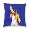 Federa Quadrata Freddie Mercury In Concert Copricuscino Poliestere Decorazione Cuscino Cuscino Decorativo Comfort per Casa Auto