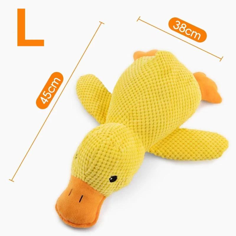 Dog Toy Stomping Duck Bite Resistant Grinding Teeth Cleaning Large Dog Interactive Entertainment Puppy Boredom Pet Plush Toy