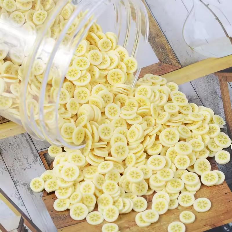 Craft Factory Sale 5mm Resin Polymer Clay Fruit Slices DIY Accessories for Nail Art Decoration Use As Souvenir Style Artificial
