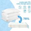1-10pcs Thickened Vacuum Compression Bag,Transparent Quilt Vacuum Bags, Storage Bags, Household Clothing Storage and Sorting Bag