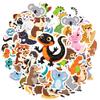 35pcs-50pcs Cute Cute Creatures Stickers Cartoon Wildlife Stickers DIY Stickers For DIY Phone Guitar Laptop Notebook